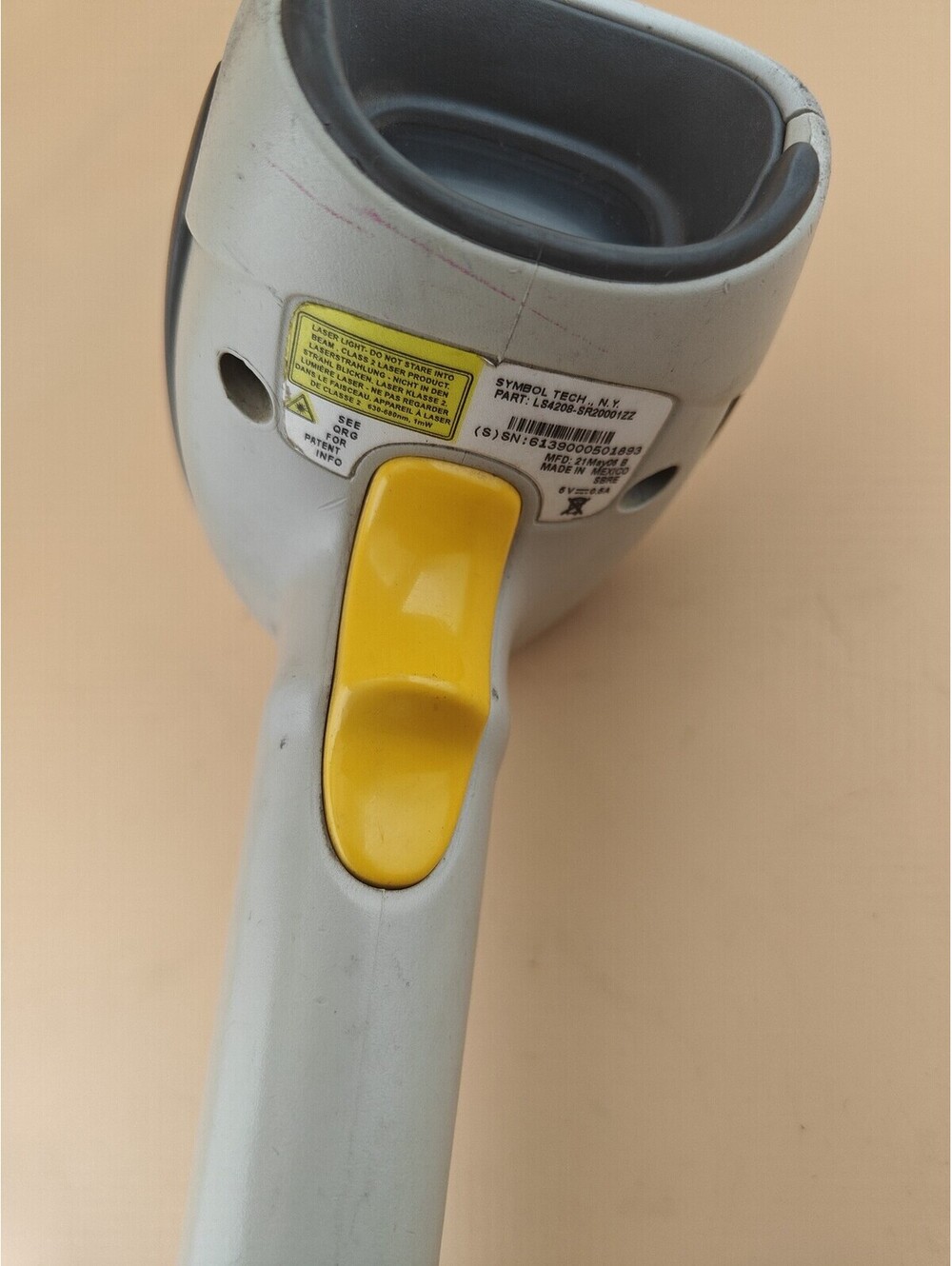 Motorola Zebra Symbol LS4208 1D Laser Barcode Scanner With New USB Cable
